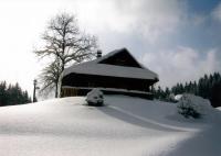 Fotky ubytování na Visalajích v zimě